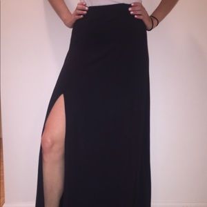 Abercrombie & Fitch floor length skirt with slit